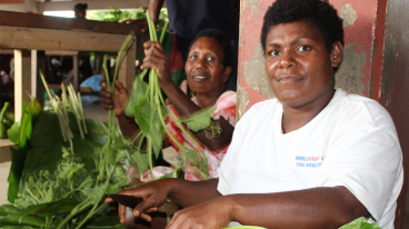 International Development Faculty image - photo of 2 Pacific Island ladies at the food market